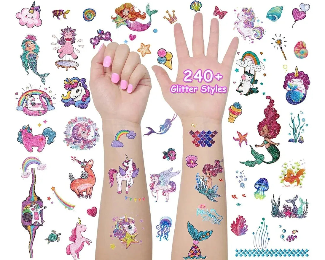 Tatuajes Temporales Neon X12 Planchas Surtidos