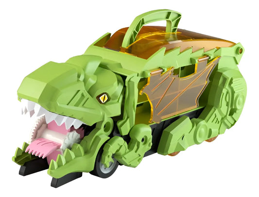 Camion De Dinosaurio Con Porta Autos Y Rampa 33cm