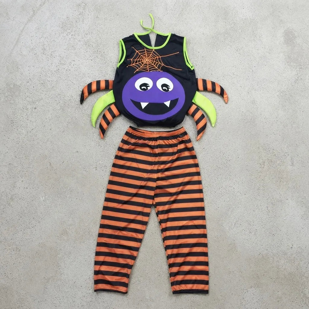 Disfraz De Niño Araña Infantil Halloween con Pantalón