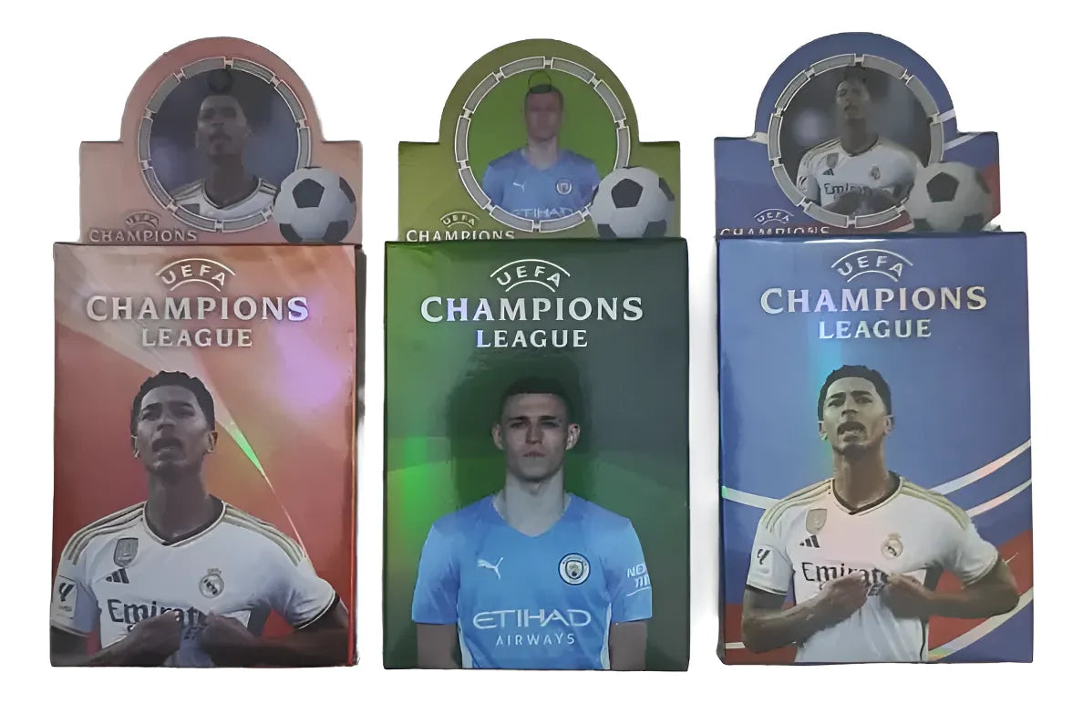 Mazo de Cartas Coleccionables de la Champions league Futbol