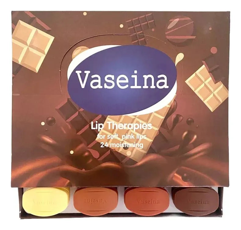 Balsamo Labial De Chocolate X24 Vaselina Infantil