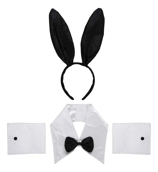 Set Conejo Sexy Playboy Diadema Moño