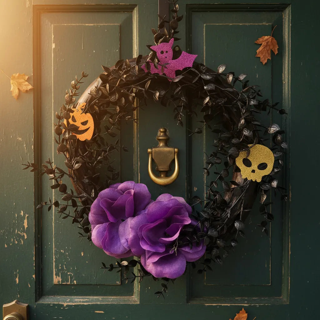 Corona Para Puertas Decoracion De Halloween