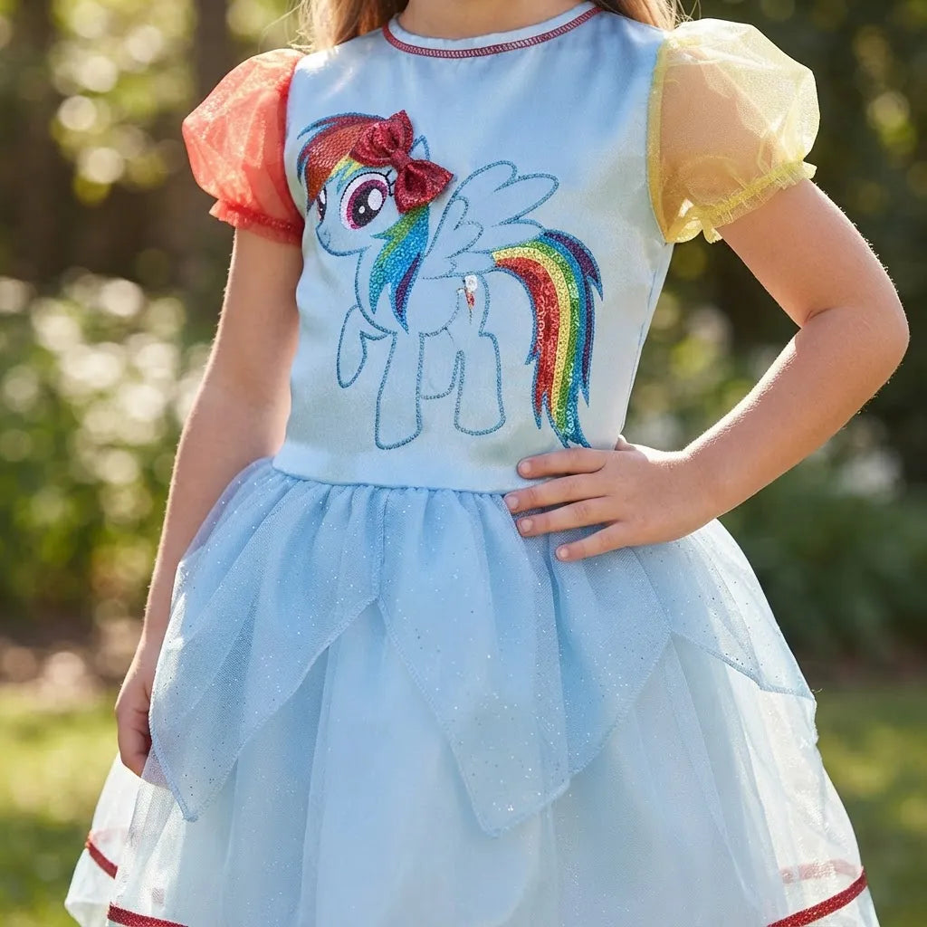 Disfraz My Little Pony Rainbow Dash Para Niña