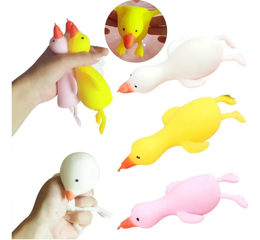 Squishy De Pato Fidget Toy Caja X12 Antiestres