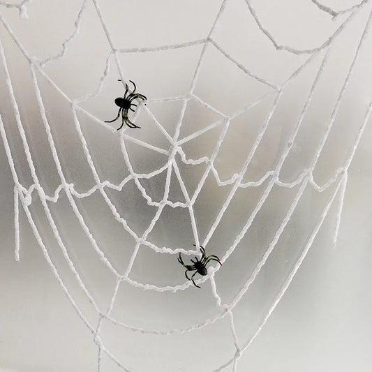 Telaraña Blanca Decorativa 250 cm – Halloween