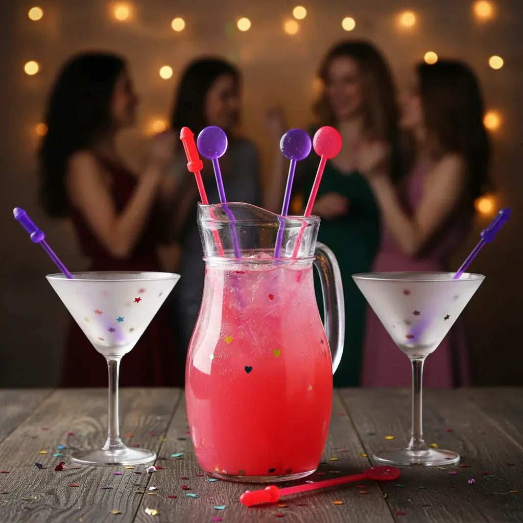 Revolvedores Plásticos Pene X6 Despedida De Soltera