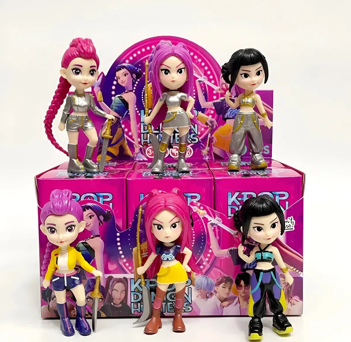 Figura Sorpresa Guerrera Kpop Demon Hunters Llavero