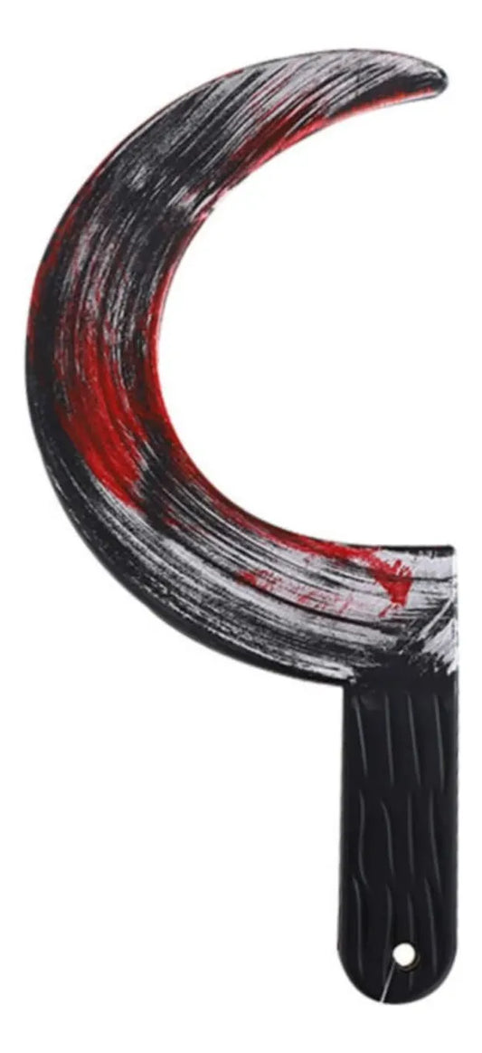 Cuchillo Hoz De Juguete 33x15 Cm Disfraz Cosplay