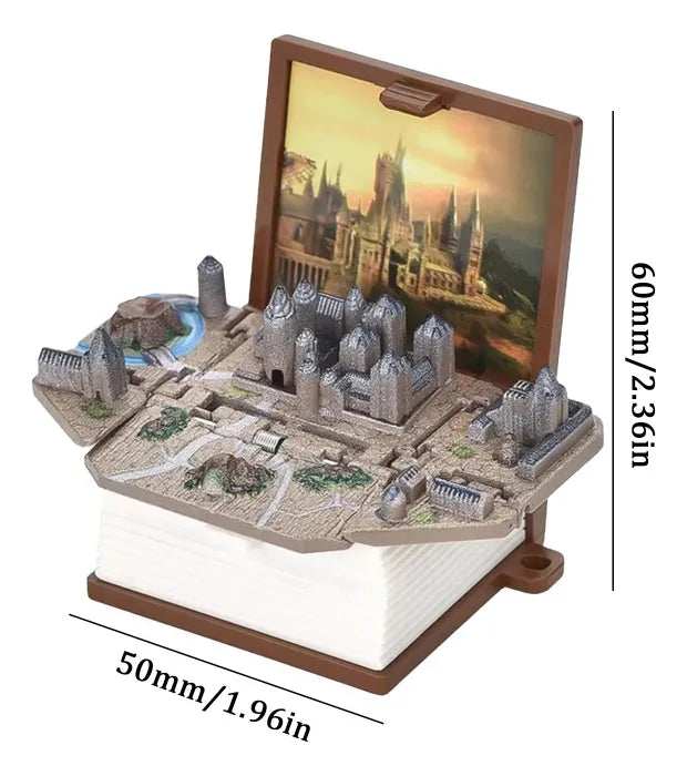Llavero Estilo Libro 3d HarryPotter