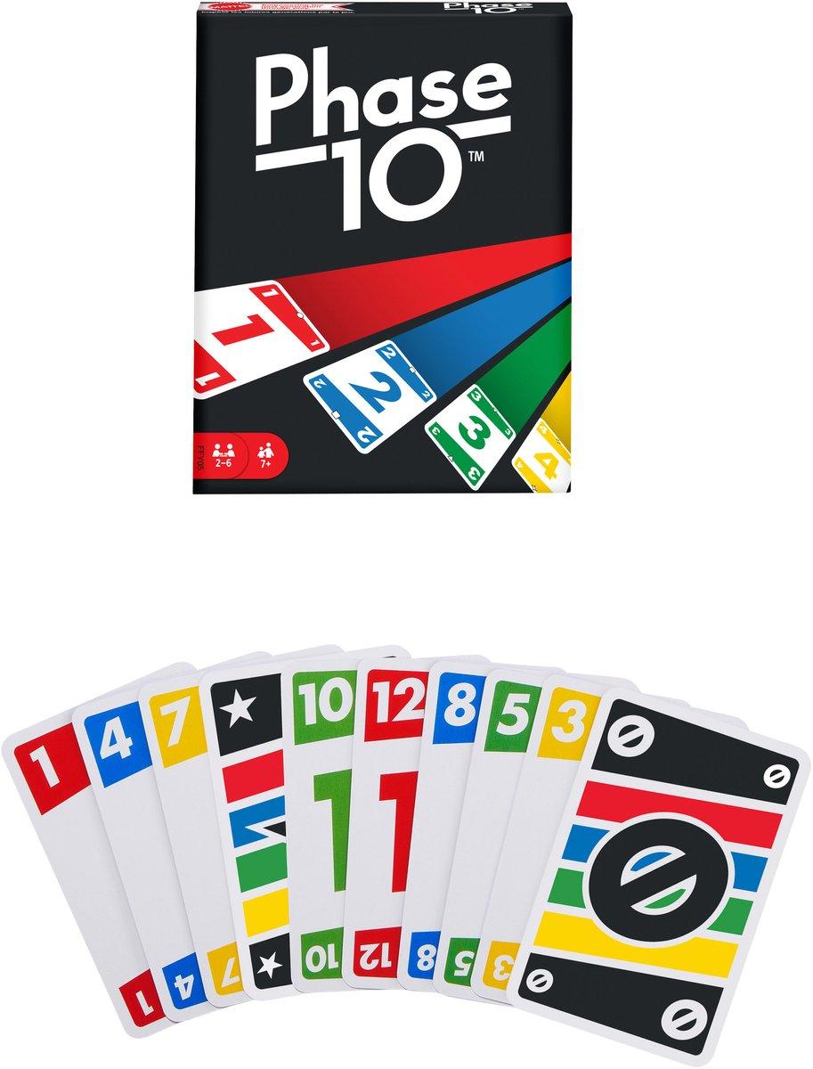Juego de cartas Phase 10 inspirado en Rummy para fases familiares ㅤ