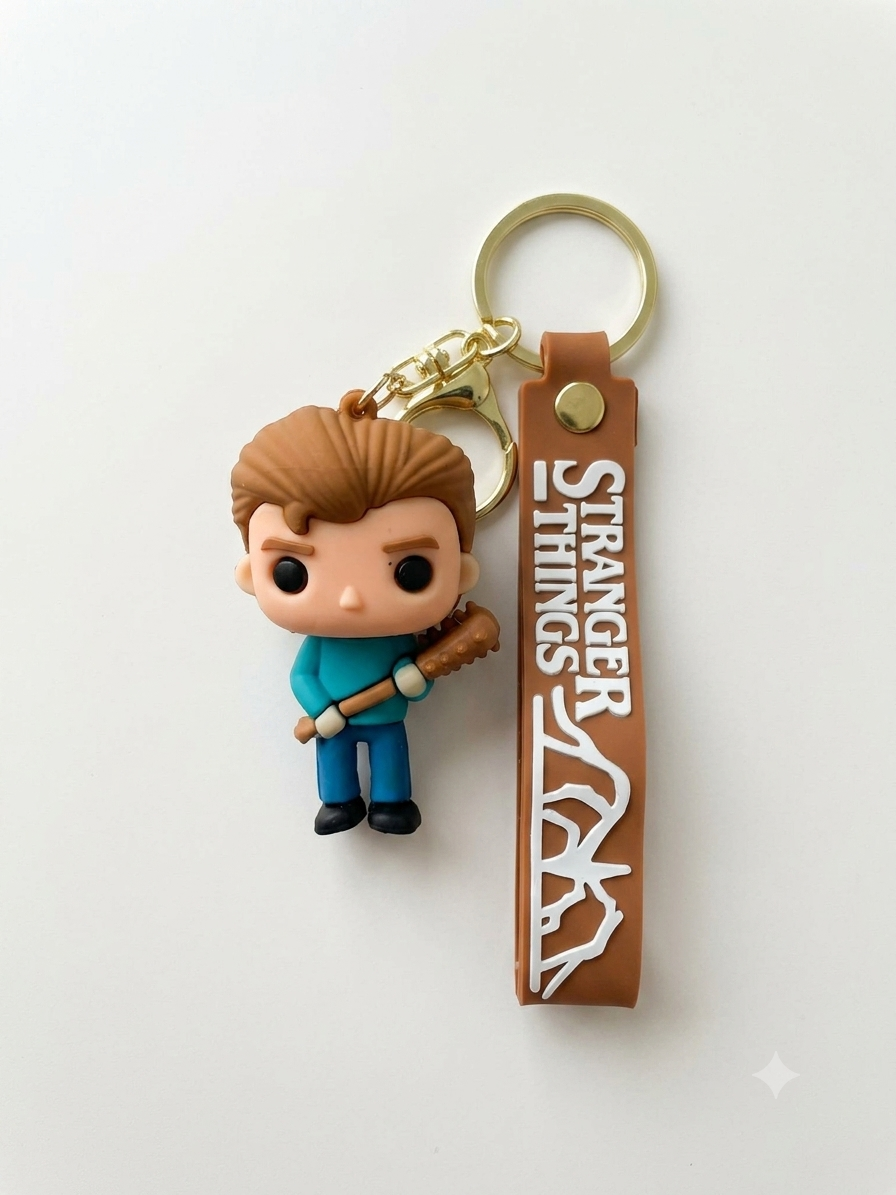 Llavero Stranger Things Con Correa Y Gancho