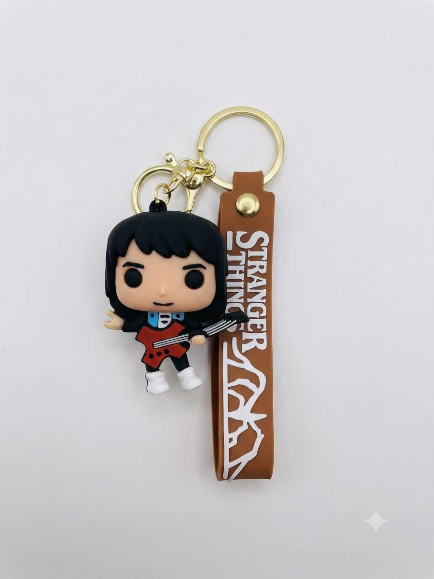 Llavero Stranger Things Con Correa Y Gancho