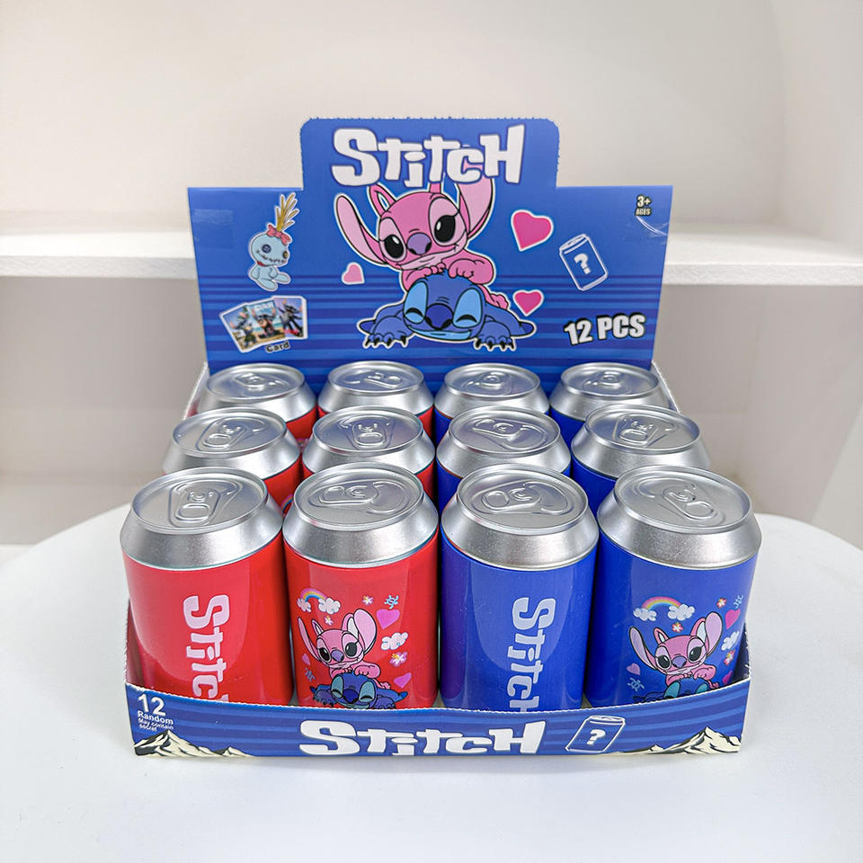 Lata Con Llavero Sorpresa De Stitch