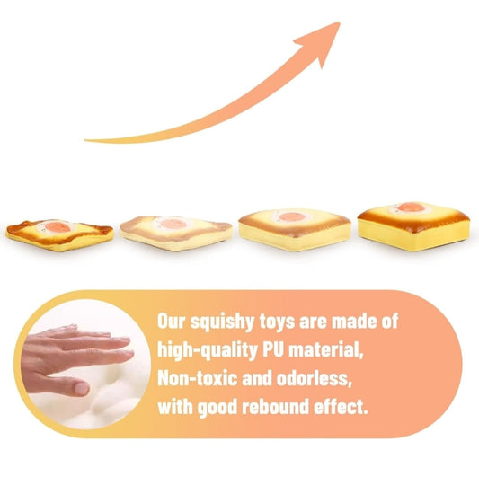 Squishy En Forma De Tostada Fidget Toy Amansaloco