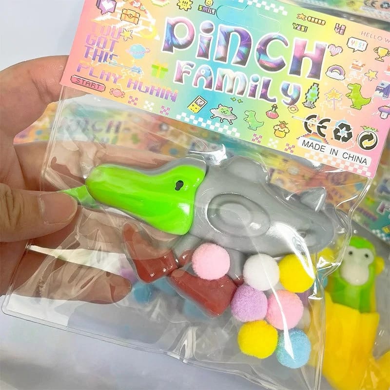 Squishy Pinch Family Italian Brainrot Amansaloco