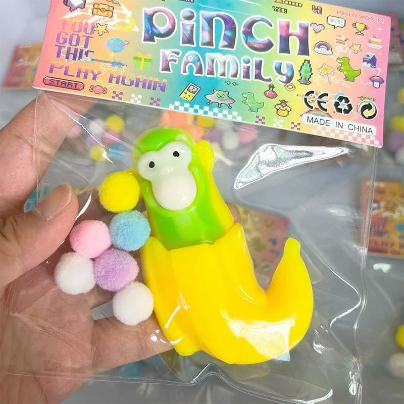 Squishy Italian Brainrot Pinch Family Pack X3