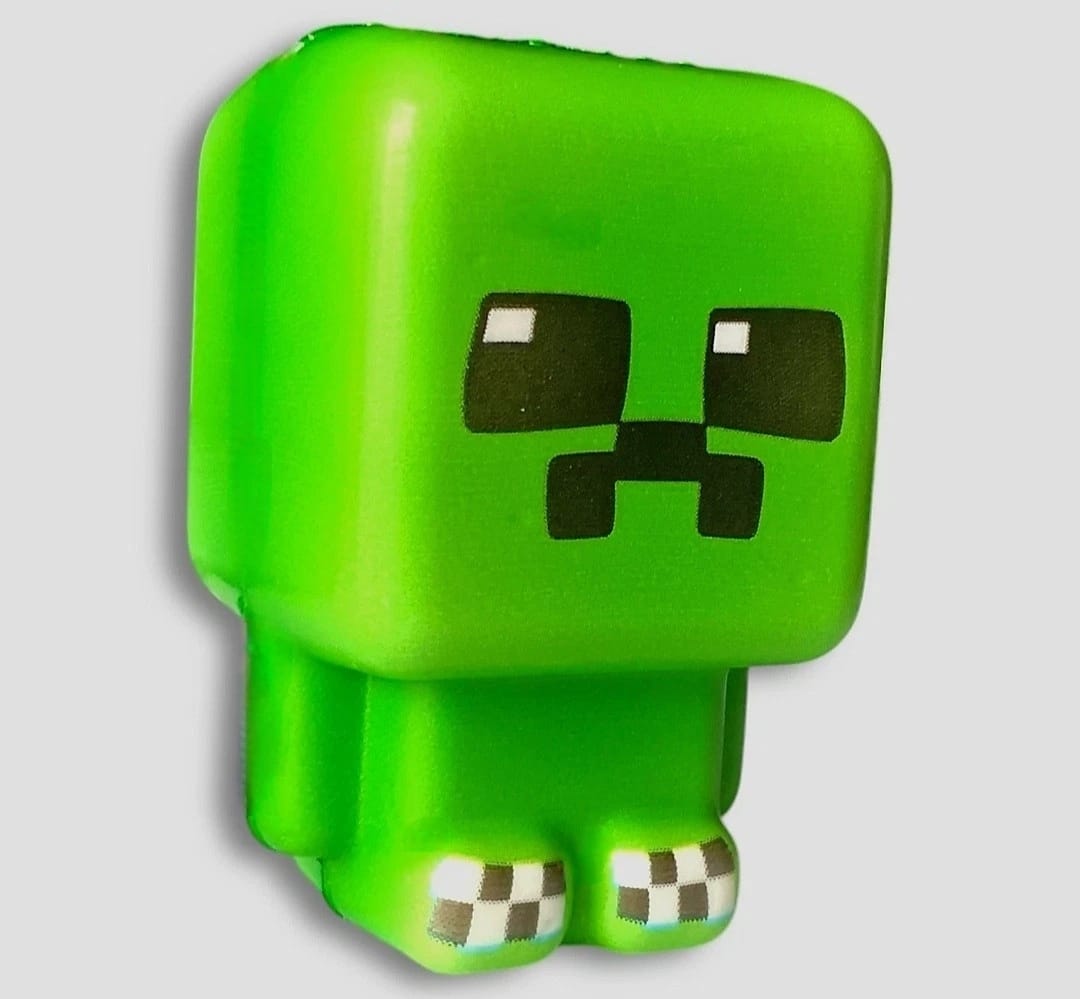 Squishy Minecraft Antiestres Fidget Toy Pack X3
