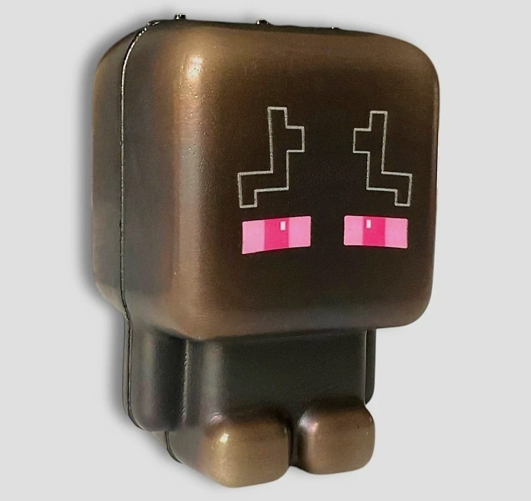 Squishy Minecraft Antiestres Fidget Toy Pack X3