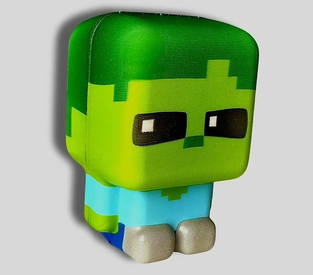 Squishy Minecraft Antiestres Fidget Toy Pack X3
