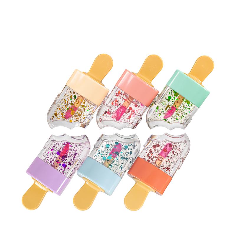 Brillo Labial Infantil Paleta De Helado Sorpresitas