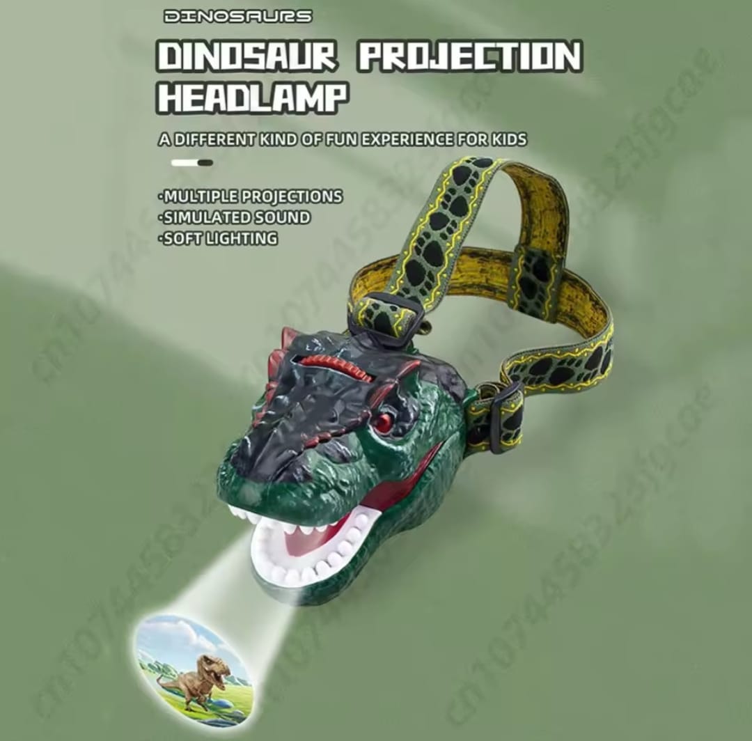 Linterna Proyector 8 Imagenes De Dinosaurios A Pila