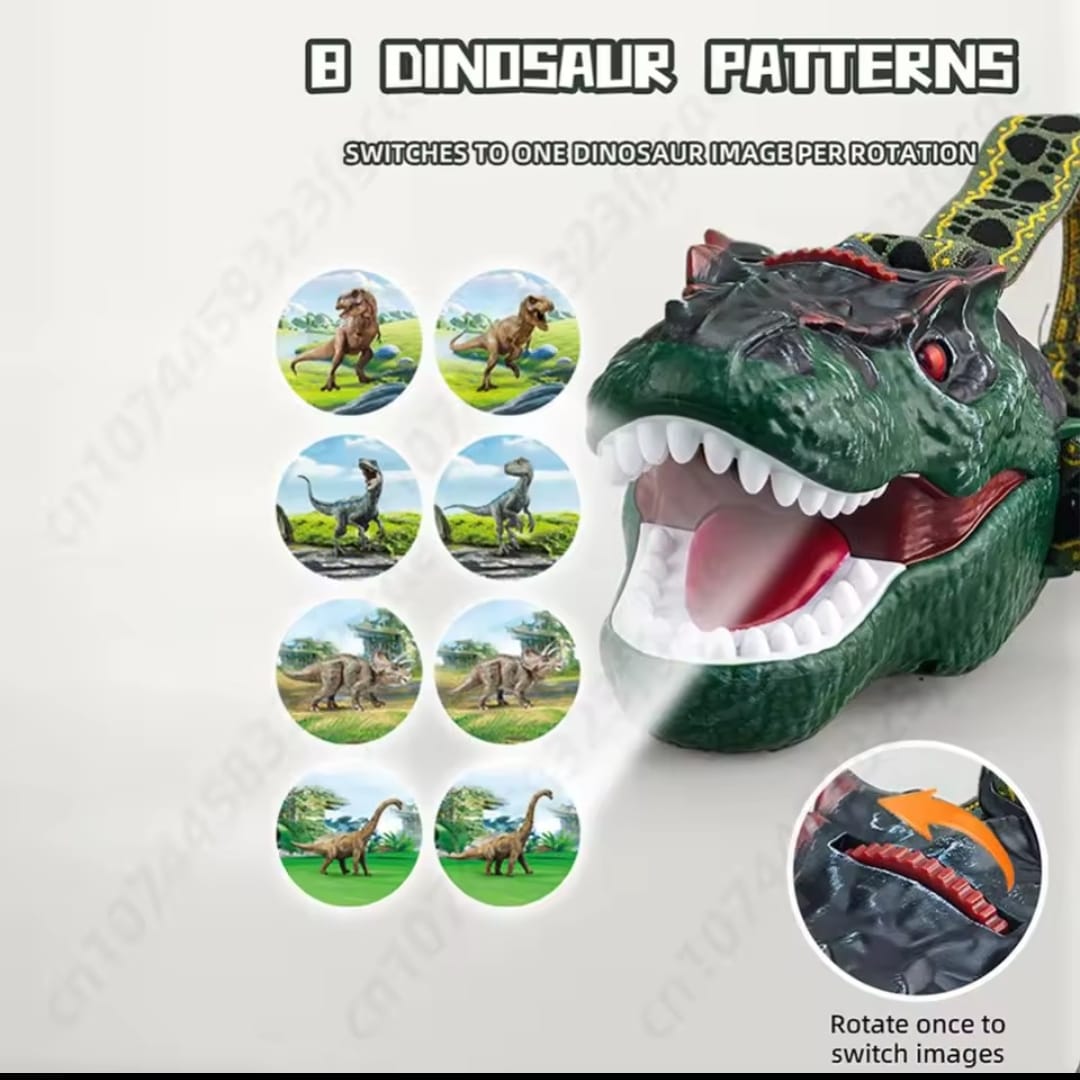 Linterna Proyector 8 Imagenes De Dinosaurios A Pila