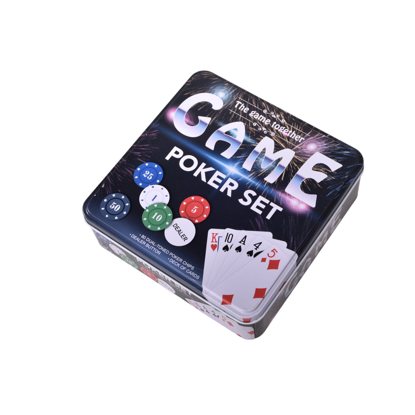 Juego De Poker De Mesa 80 Pcs