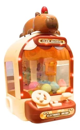 Máquina De Regalos Con Garra Capibara Luz Y Sonido