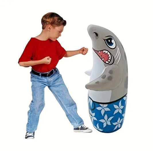 Tiburon Inflable De Boxeo 70 Cm