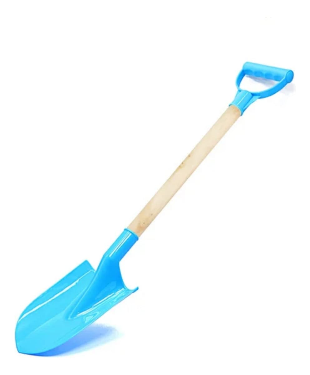 Pala De Playa Infantil Con Mango De Madera 60 Cm