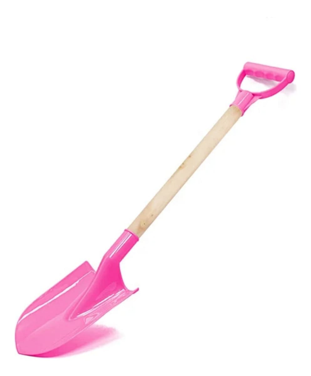 Pala De Playa Infantil Con Mango De Madera 60 Cm