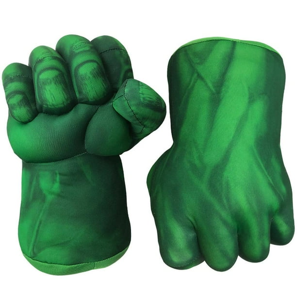 Par Deguantes De Espuma Hulk Spiderman Super Heroes