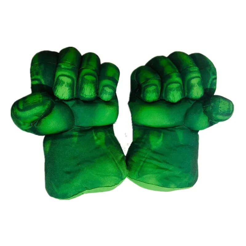 Par Deguantes De Espuma Hulk Spiderman Super Heroes