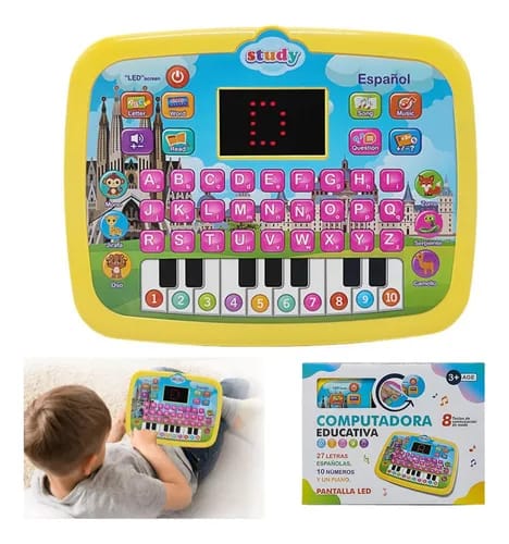 Tablet Computadora De Juguete Interactivo Educativo
