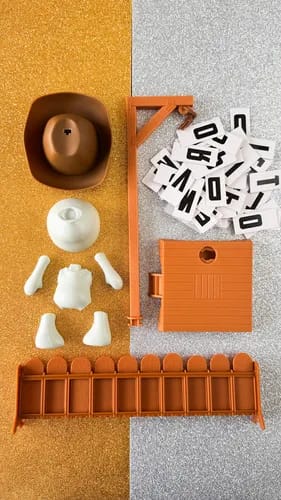 Juego De Mesa El Clasico Ahorcado Con Muñeco