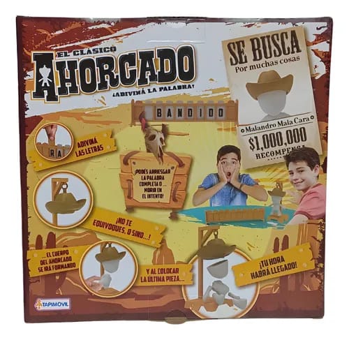 Juego De Mesa El Clasico Ahorcado Con Muñeco