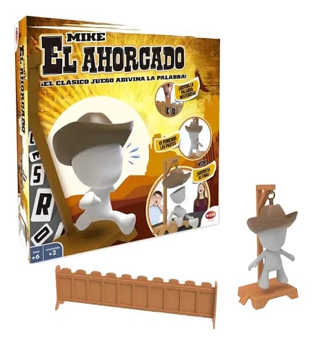 Juego De Mesa El Clasico Ahorcado Con Muñeco