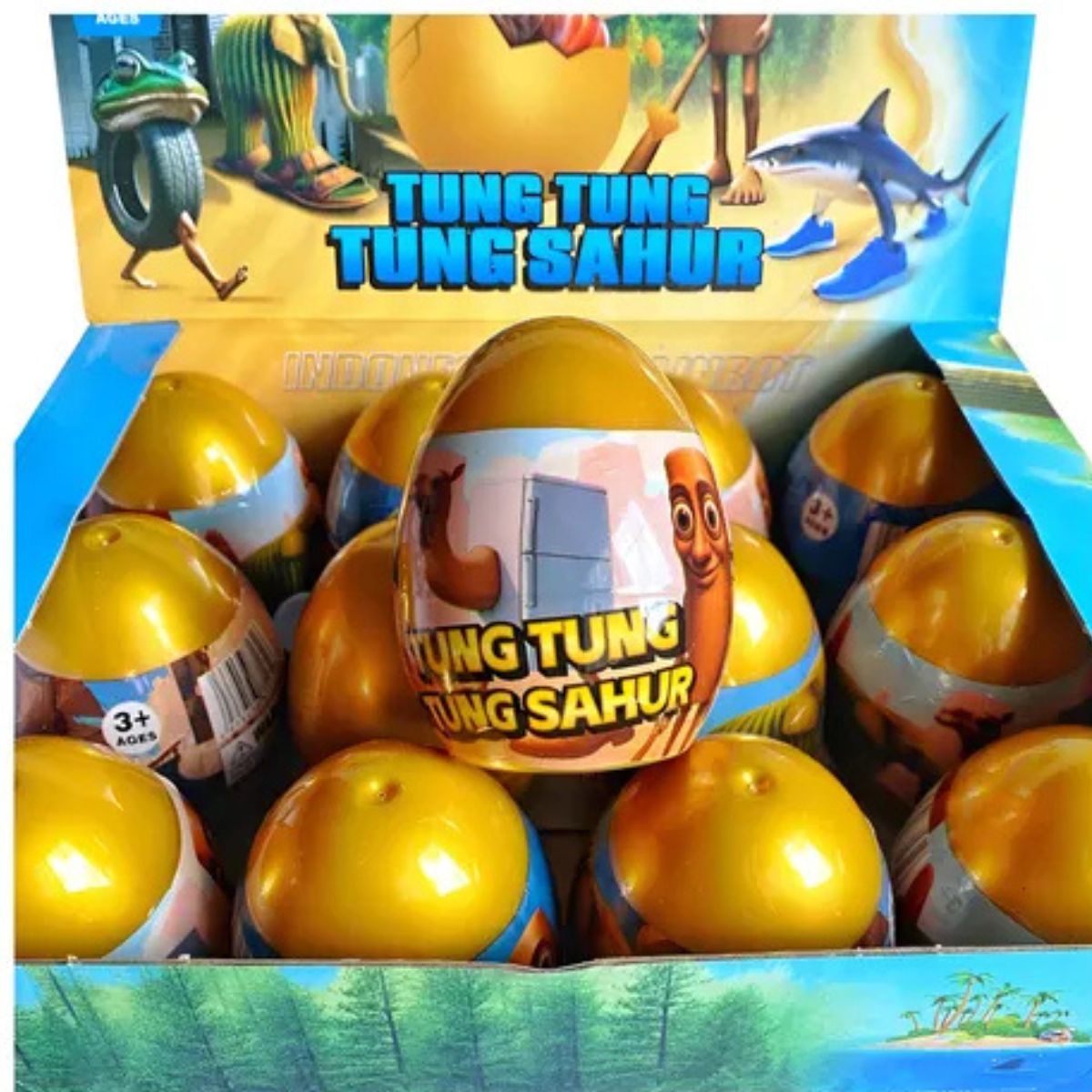 Huevo Sorpresa Figura De Italian Brainrot+stickers