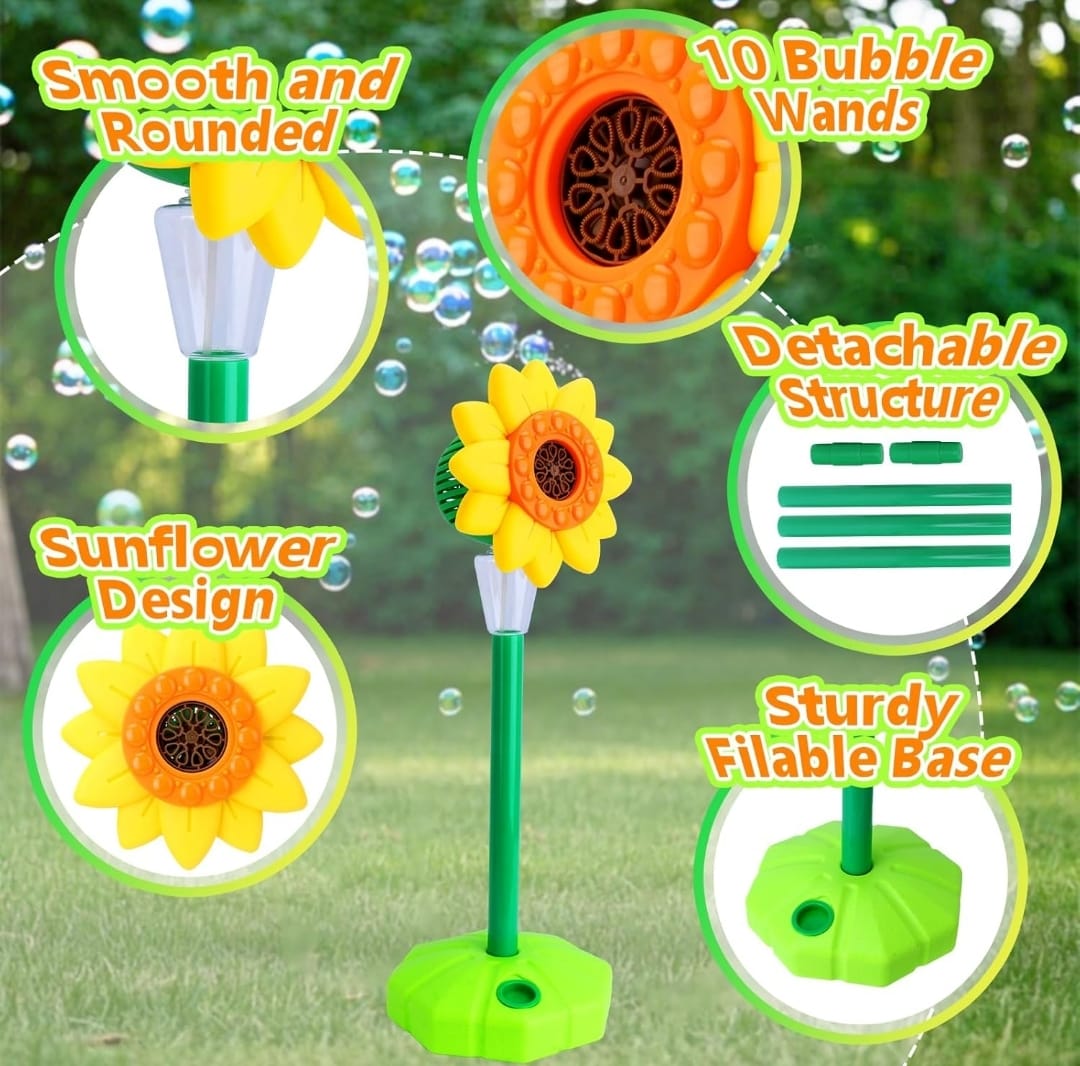 Maquina De Burbujas Automatico Flor 120cm