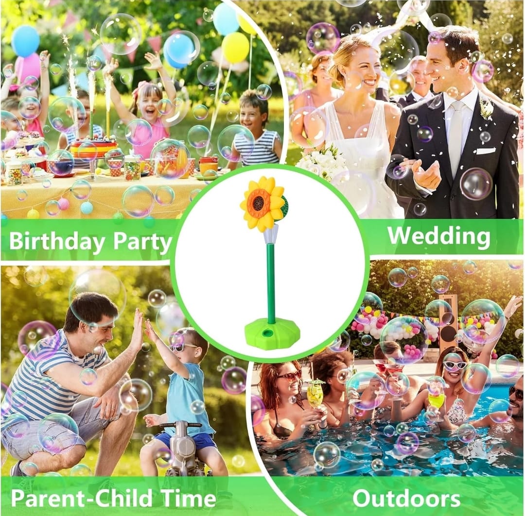 Maquina De Burbujas Automatico Flor 120cm