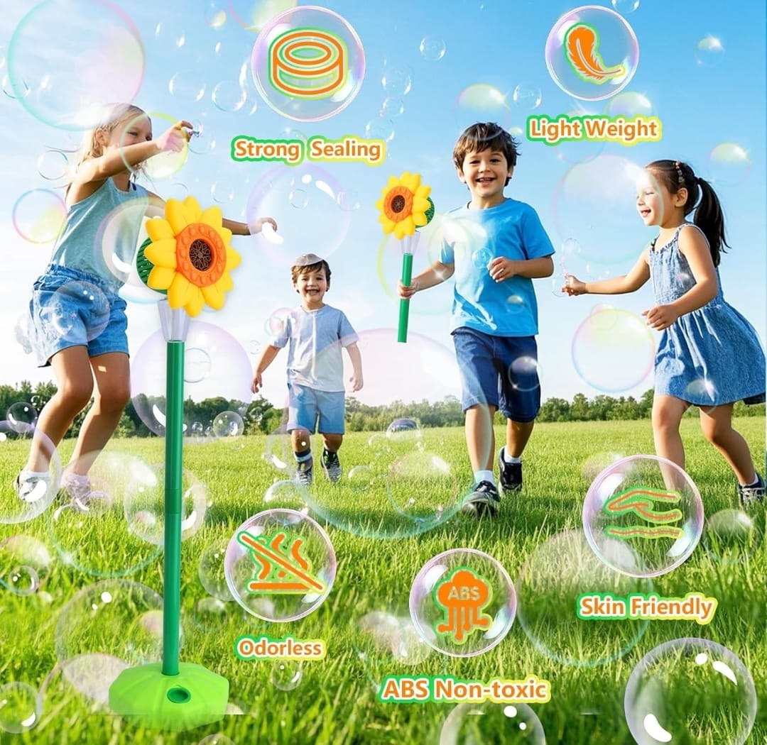 Maquina De Burbujas Automatico Flor 120cm