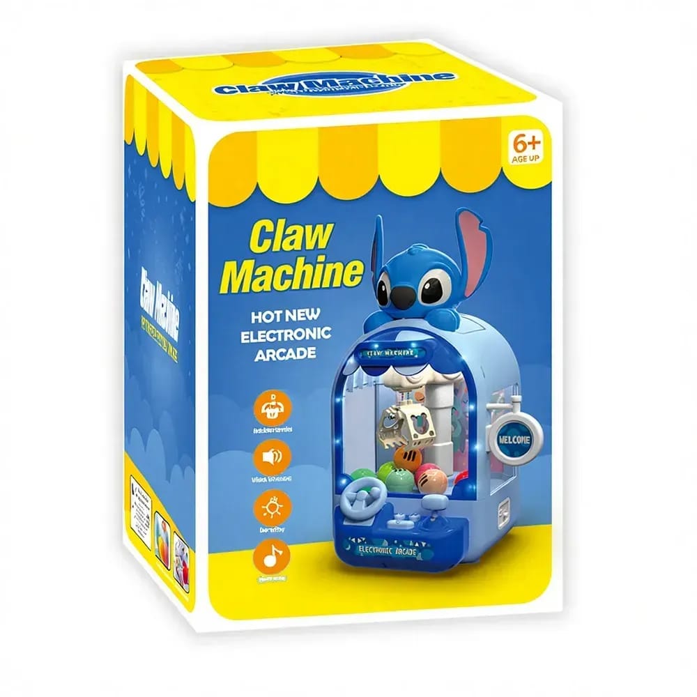 Máquina De Regalos Con Garra Stitch Luz Y Sonido