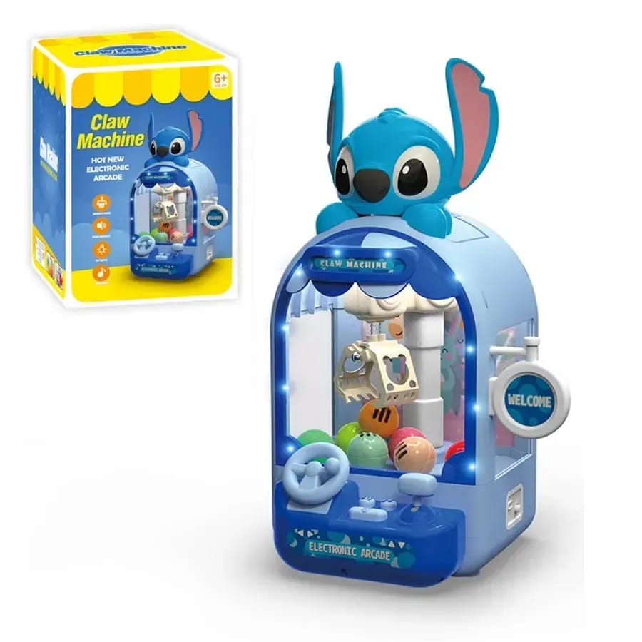 Máquina De Regalos Con Garra Stitch Luz Y Sonido