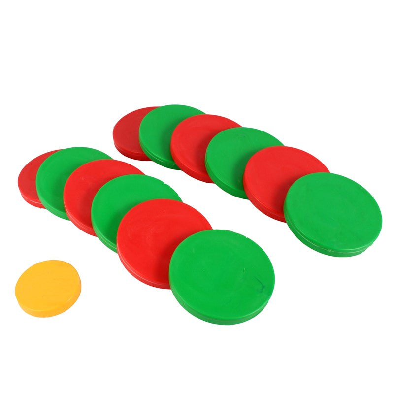 Tejo De Madera En Red 13 Piezas En Colores 13mm