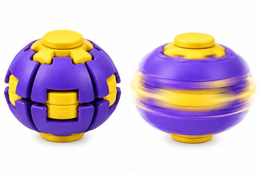 Pelota Fidget Antiestrés Esfera 3d Giratoria