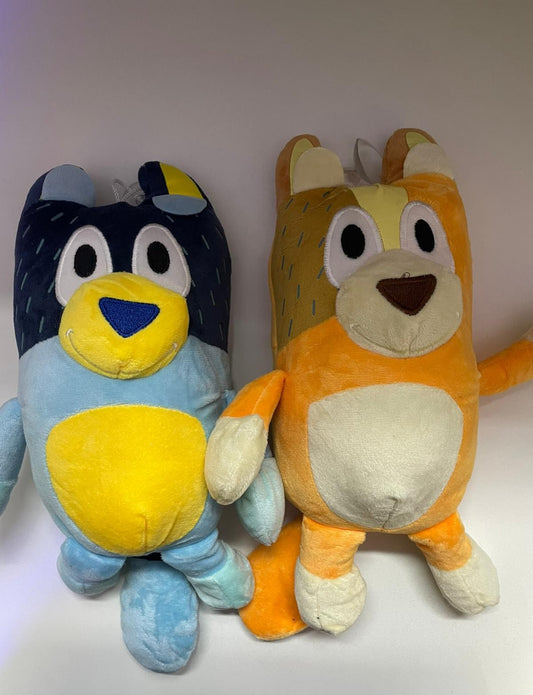Pack De 2 Peluches De Felpa Mama Y Papa De Bluey
