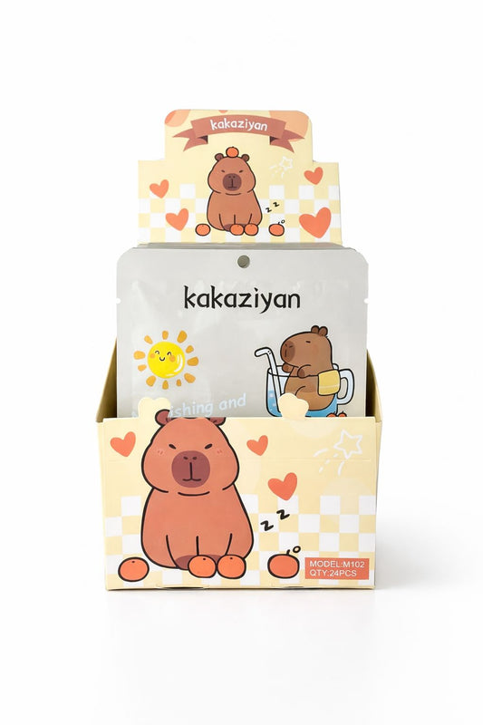 Mascarilla Facial Hidratante Capibara Por Unidad