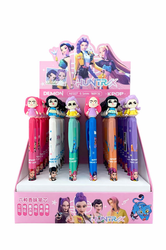 Lapicera Boligrafo Guerreras Kpop Pack X6