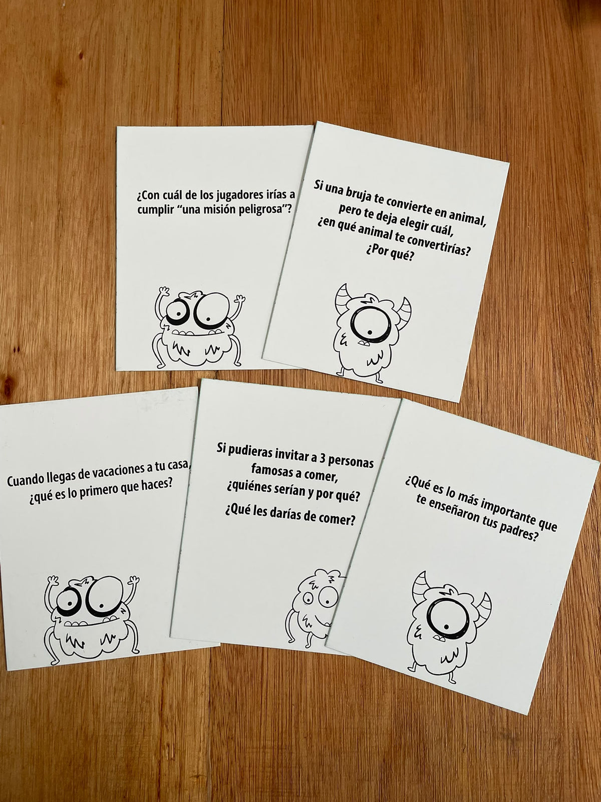 Juego Charlas De Mesa +6 Años Con 120 Tarjetas